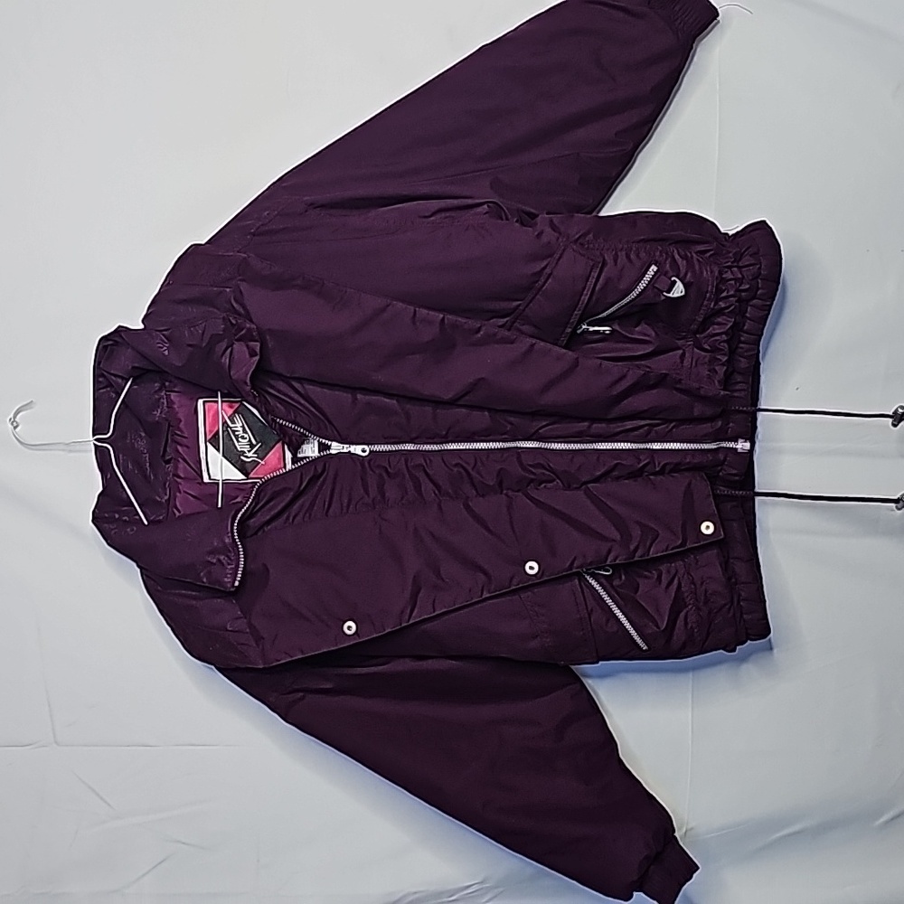 Vintage Skitique ski snow thick purple fall winter weather jacket sz Medium